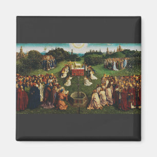 Imã Adoração do Cordeiro Místico de Jan van Eyck