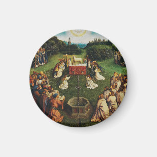 Imã Adoração do Cordeiro Místico de Jan van Eyck