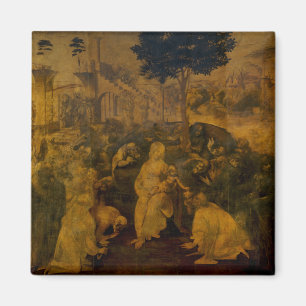 Imã Adoração do Magi por Leonardo da Vinci