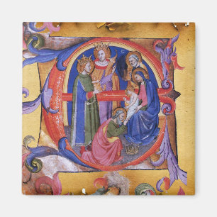 IMÃ ADORAÇÃO DO PERGAMINHO DO NATAL DA NATIVIDADE DO