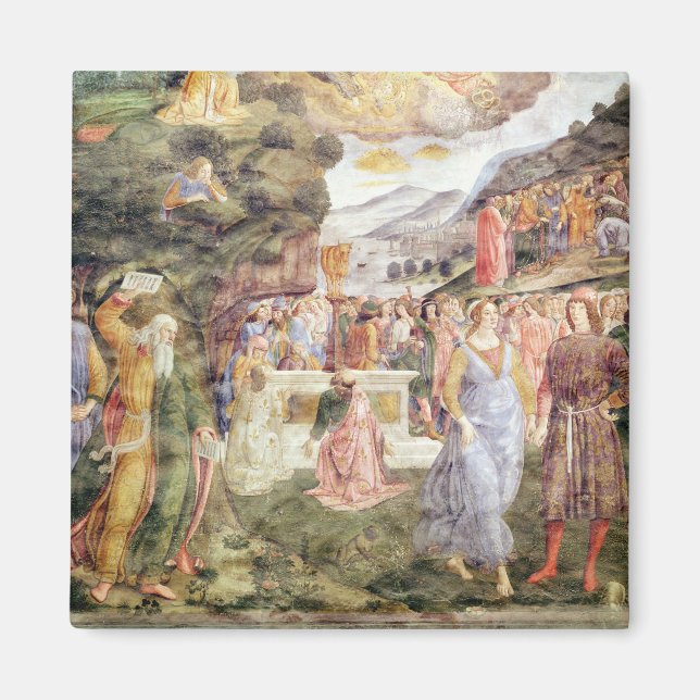 Imã Adoração do vitelo Ouro (Frente)