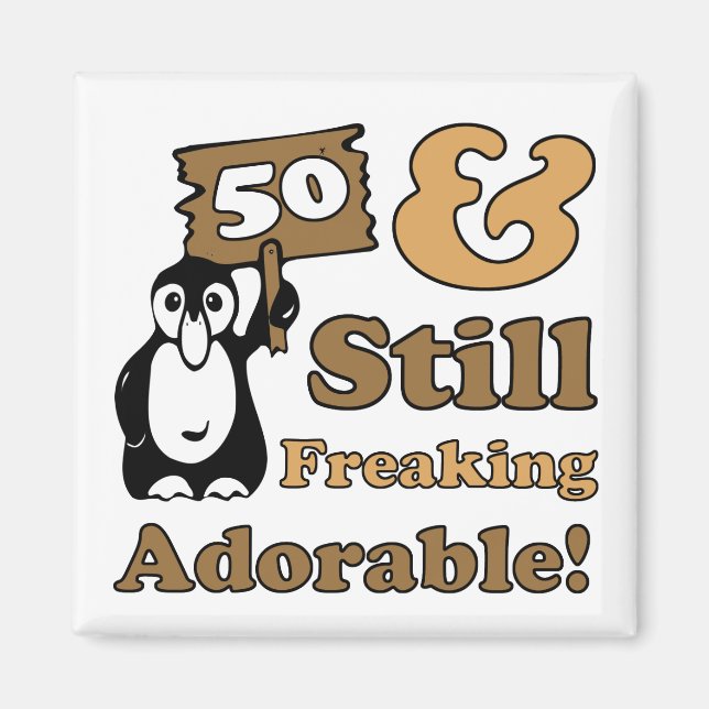 Imã Adorável 50º aniversário (Frente)