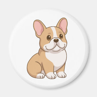 Imã Adorável Cachorrinho Bulldog Francês
