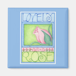 Imã Adorável como um Rosa Magnet