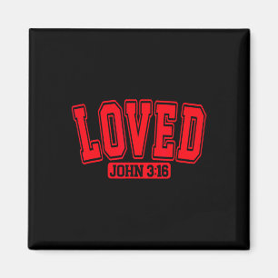 Imã Adorável Namorados de Natal John 316 Christian Hap