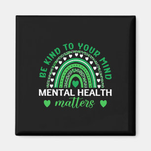 Imã Adorável Para Sua Mente Sensibilização Para A Saúd