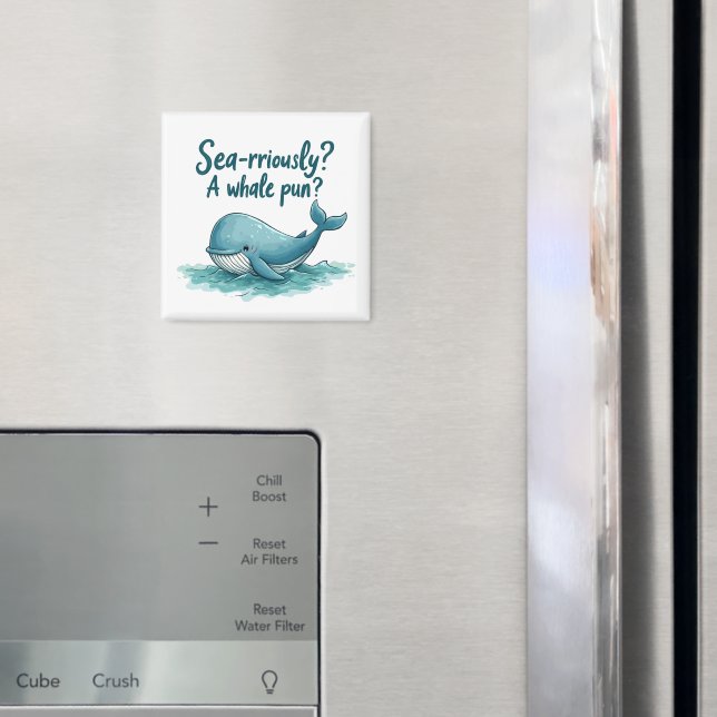 Imã Adorável "Rriamente no mar? Um Canhão de Baleia?"  (In Situ (Fridge))