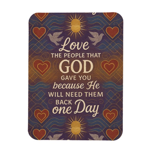 Ímã Adoro as pessoas que Deus te deu (Vertical)