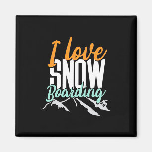Imã Adoro Barco de Neve