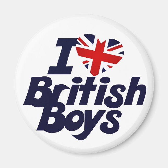 Imã Adoro British Boys (Frente)