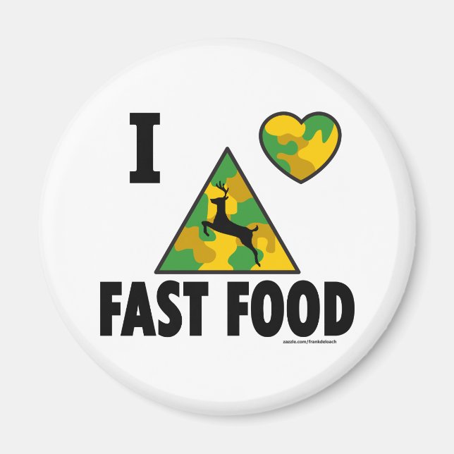 IMÃ ADORO CAMISAS E PRESENTES DE COMIDA RÁPIDA (Frente)