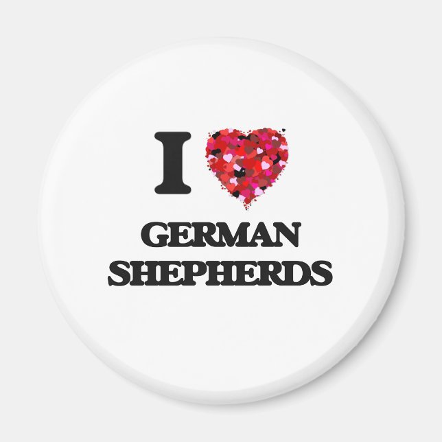 Imã Adoro German shepherd (Frente)