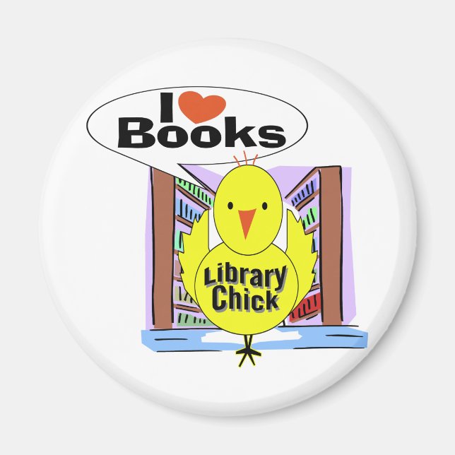 Imã Adoro Livros (Frente)