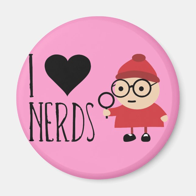 Imã Adoro Nerd (Frente)