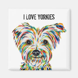 Imã Adoro o Magnet dos Yorkies
