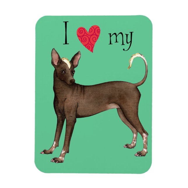 Ímã Adoro o meu Xolo (Vertical)