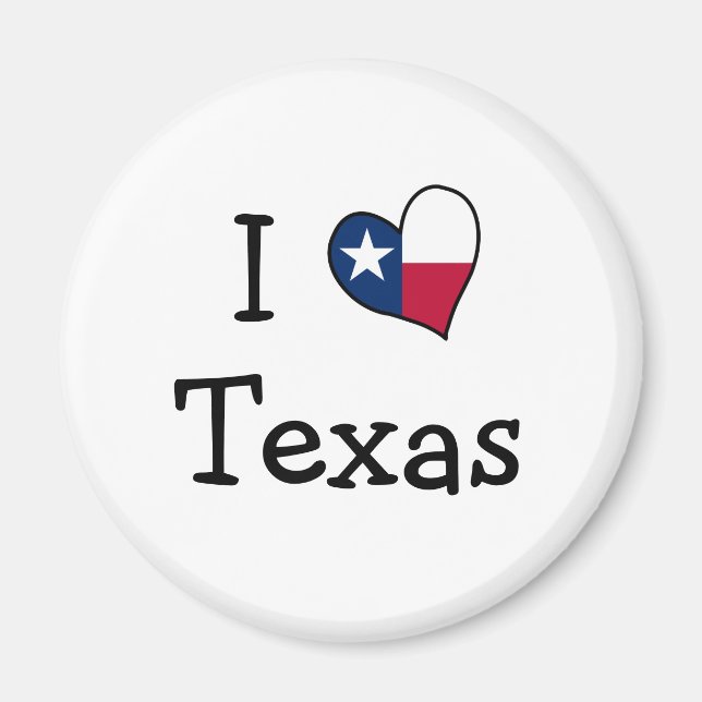 Imã Adoro o Texas Magnet (Frente)