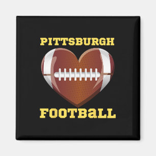 Imã Adoro Pittsburgh Futebol Heart Women Toddler Gir