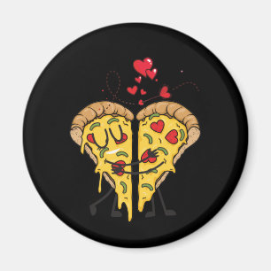 Imã Adoro Pizza Divertida Rápida Comida