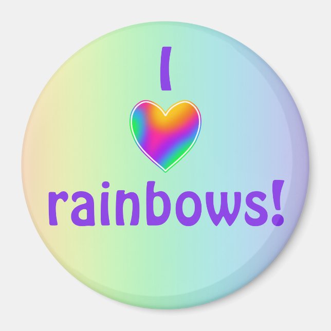 Imã Adoro Rainbows Magnet (Frente)