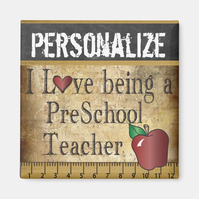 Imã Adoro ser professor pré-escolar (Frente)