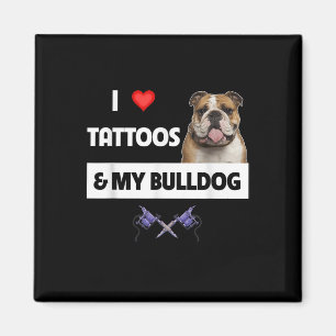 Imã Adoro Tatuagens E O Meu Cachorro Inglês Tatuado