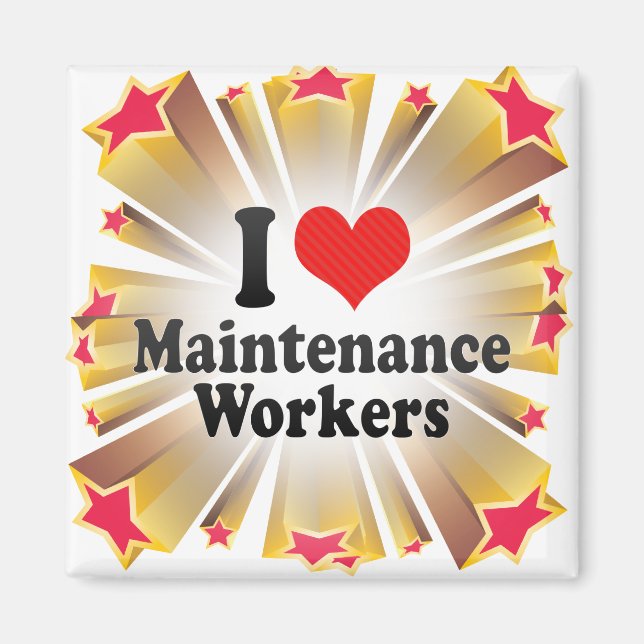 Imã Adoro Trabalhadores de Manutenção (Frente)