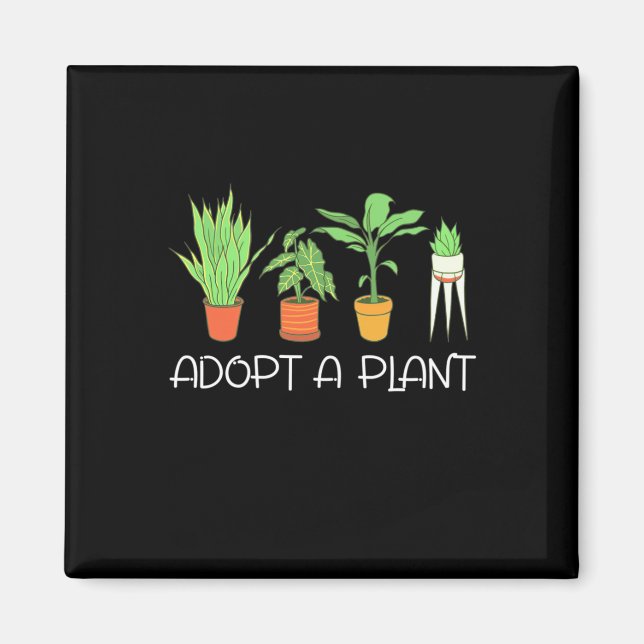 Imã Adotar Uma Planta (Frente)