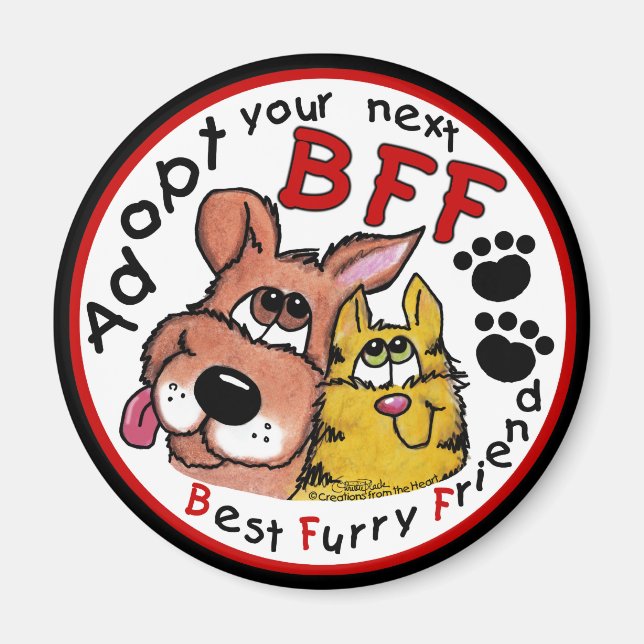 Imã Adote seu próximo BFF (Frente)