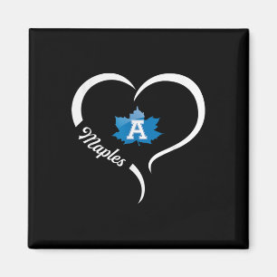 Imã Adrian Maples Logotipo Half Heart Slogan Hs