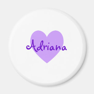 Imã Adriana no roxo