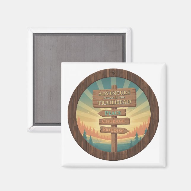 Imã Adventure Begins at the Trailhead (Front/Back)