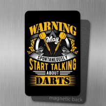 Advertência Engraçado - Dart Fan