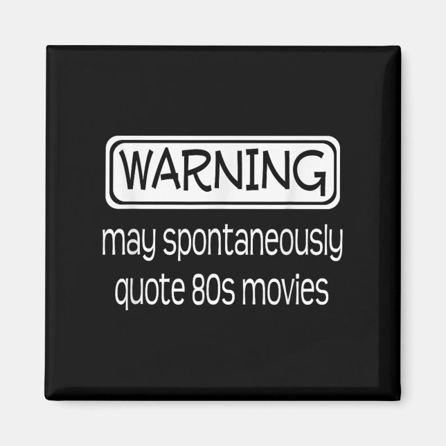 Imã Advertência Pode Citar Espontaneamente Filmes Da D (Frente)