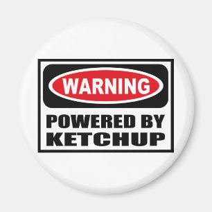 Imã Advertência PSTA pelo ímã da KETCHUP