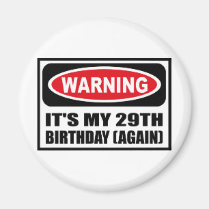 Imã Adverti-lo é MEU 29o ímã do ANIVERSÁRIO (OUTRA
