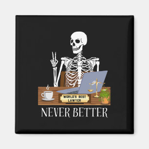 Imã Advogado Engraçado Halloween