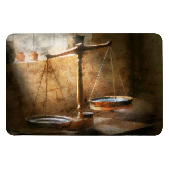 Ímã Advogado - Escala - Lei equilibrada (Horizontal)