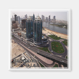 Imã AE # Emirados Árabes Unidos - Sharjah - Skyline
