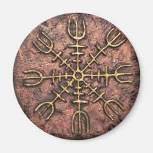 Imã AEgishjálmr - Helma Viking da Proteção Norse Awe