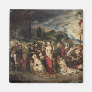 Imã Aeneas prepara-se para conduzir os Trojan no