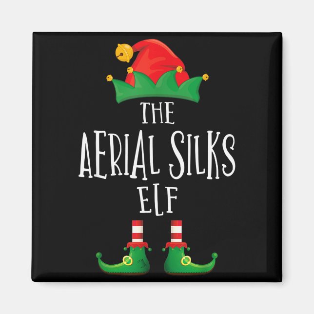 Imã Aerial Silks Elf Shirt Family Matching Pajamas Chr (Frente)