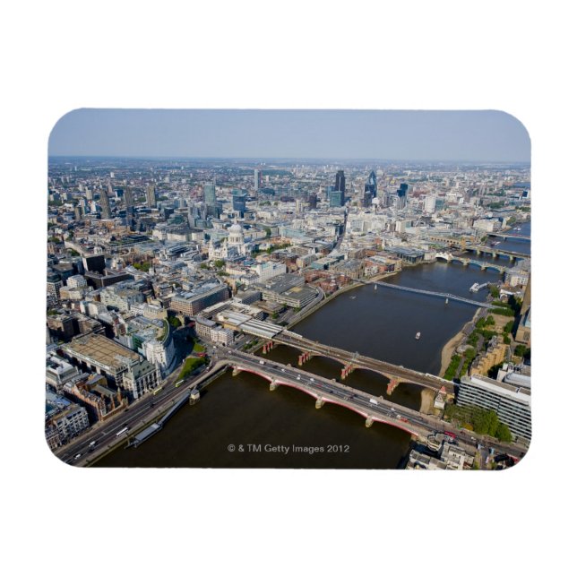 Ímã Aerial View of London (Horizontal)