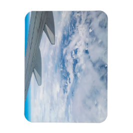 Ímã Aerial View of the Snowy Alps – Flight to Venice