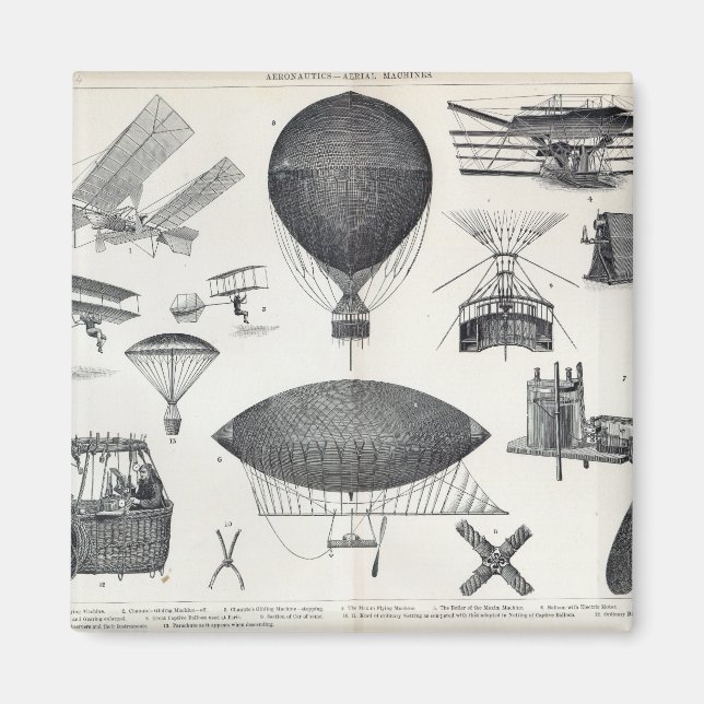 Imã Aeronáutica - Máquinas Aéreas (Frente)