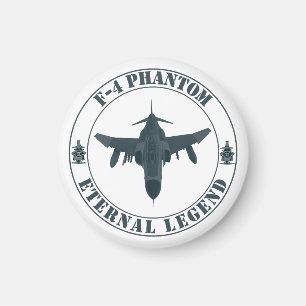 Imã Aeronave de combate F-4 Phantom legendária