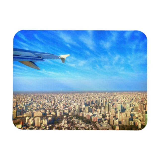 Ímã Aeroporto da cidade Jorge Newbery AEP (Horizontal)
