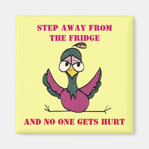 Imã afaste-se do frigorífico