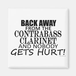 Imã Afastem-Se Da Clarinet Contrabass