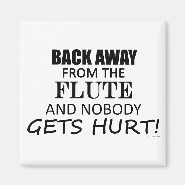 Imã Afastem-Se Da Flauta (Frente)